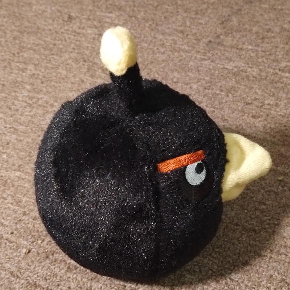 Angry Birds Black Bird Crow  Plush Toy 6” Stuffed No Sound Stuffed Animal Doll - Picture 5 of 10